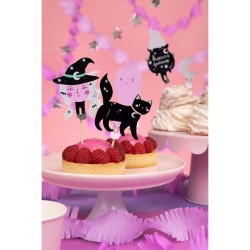 6 Pics Cake Toppers Halloween Kawaii. n1