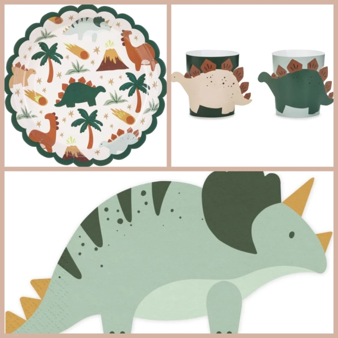 Bo�te � F�te Dino Triceratops 