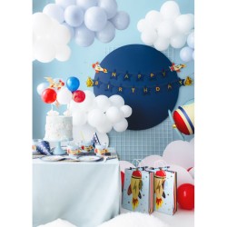 Set Cake Toppers en forme de Ballon -  Avion. n2