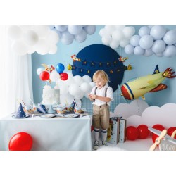 Set Cake Toppers en forme de Ballon -  Avion. n4