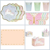 Grande Bo�te � F�te R�ve Licorne et Magie Papillon