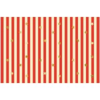Contient : 1 x Nappe  Rayures et toiles