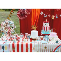 6 Pics Cake Toppers Cirque. n3