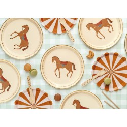 6 Assiettes Cheval & Équitation. n°1