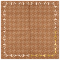 12 Serviettes Etrier - Cheval & quitation. n1