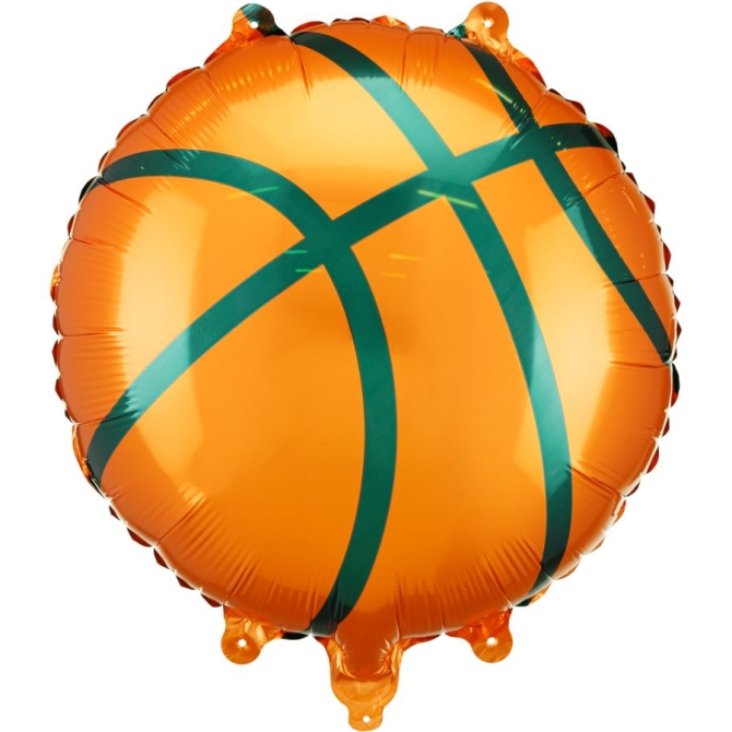 Ballon Aluminium Hlium Basketball - 35 cm 