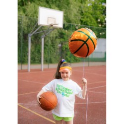 Ballon Aluminium Hlium Basketball - 35 cm. n3