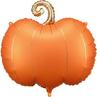 Ballon Aluminium Citrouille Orange - 62 cm