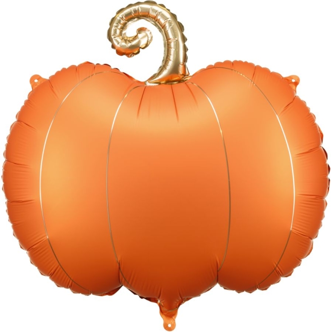 Ballon Aluminium Citrouille Orange - 62 cm 