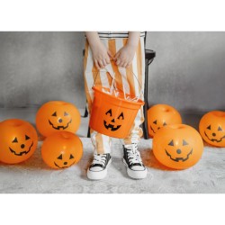 5 Ballons Lumineux Citrouille - 25 cm. n2
