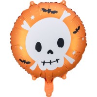 Ballon Aluminium Hlium Orange Crne - 35 cm