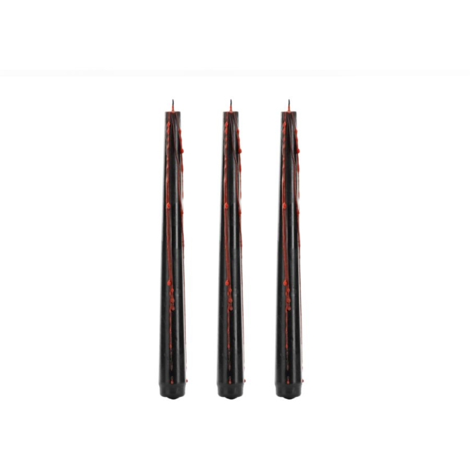 3 Bougies Saignantes - 25 cm 