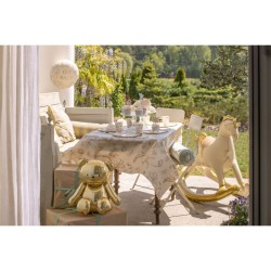 Nappe Beige Floral. n°2