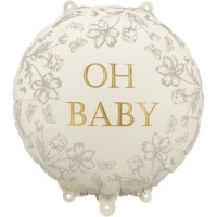 Ballon Aluminium Hlium  Oh Baby   35 cm