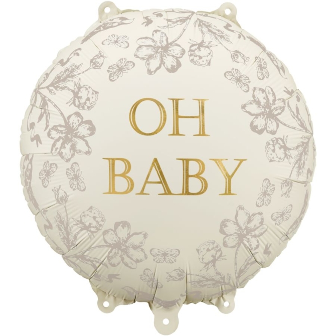 Ballon Aluminium Hlium  Oh Baby   35 cm 