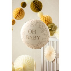 Ballon Aluminium Hlium  Oh Baby   35 cm. n1