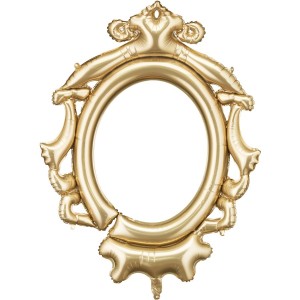 Ballon Aluminium Hlium  Cadre Dor  95 cm