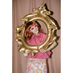 Ballon Aluminium Hélium – Cadre Doré – 95 cm. n°1