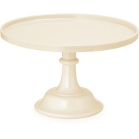 Prsentoir  Gteau Acrylique  Beige   24 cm