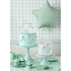 12 Pailles en Plastique – Vert – 23 cm. n°5