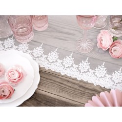 Chemin de Table Dentelle  Blanc Cass  9 m. n8