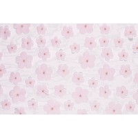 Chemin de Table Fleurs  Rose Clair  5 m
