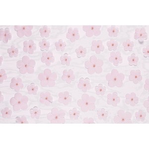 Chemin de Table Fleurs  Rose Clair  5 m
