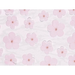 Chemin de Table Fleurs – Rose Clair – 5 m. n°1