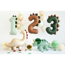 Ballon Aluminium Géant Dinosaure Chiffre 1 – 92 cm. n°3