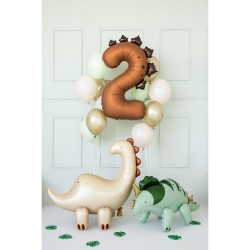 Ballon Aluminium Géant Dinosaure Chiffre 2 – 92 cm. n°1