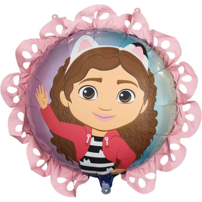 Ballon Aluminium Gabby et la Maison Magique avec Volants  52 cm 