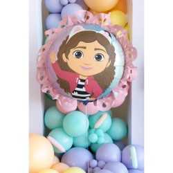 Ballon Aluminium Gabby et la Maison Magique avec Volants  52 cm. n1