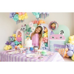 Ballon Aluminium Gabby et la Maison Magique avec Volants  52 cm. n4