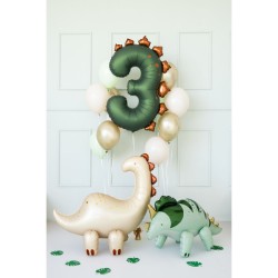 Ballon Aluminium Géant Dinosaure Chiffre 3 – 92 cm. n°1