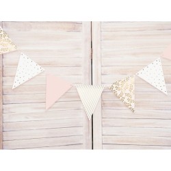 Guirlande DIY Fanions Florale Rose – 2, 10 m. n°3
