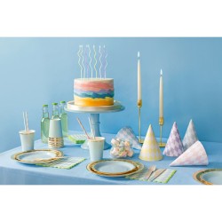 6 Assiettes Or Ø23 cm - En carton. n°4