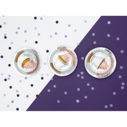 6 Assiettes Argent Ø23 cm - En carton. n°4