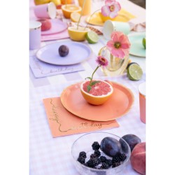 6 Gobelets Mix Bords Dor�s 22 cl - En carton. n�3