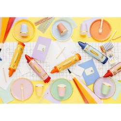 6 Gobelets Mix Bords Dor�s 22 cl - En carton. n�10