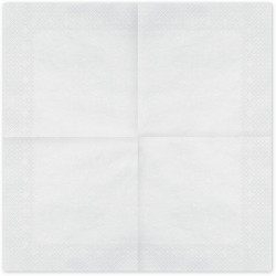 20 Serviettes Blanc 33 cm - En papier. n�1