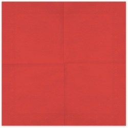 20 Serviettes Rouge Bordeaux 33 cm - En papier. n°1