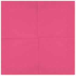 20 Serviettes Rose 33 cm - En papier. n�1