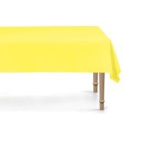 Nappe Jaune 137 x 183 cm - R�utilisable en plastique