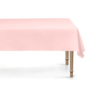 Nappe Rose Pastel 137 x 183 cm - R�utilisable en plastique