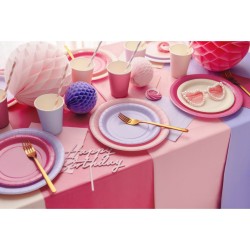 Nappe Rose Pastel 137 x 183 cm - R�utilisable en plastique. n�6