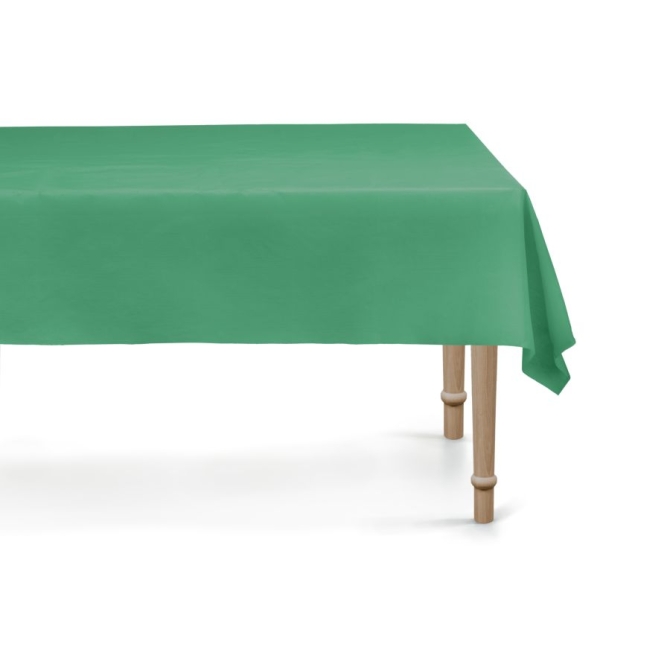Nappe Vert Foncé 137 x 183 cm - Réutilisable en plastique