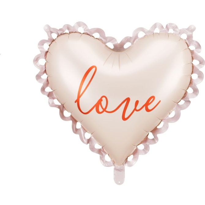 Ballon Aluminium Coeur Love � 50 cm 