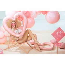 Ballon Aluminium Coeur Rose – 45 cm. n°2