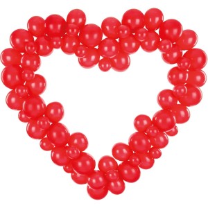 Arche de Ballon Coeur Rouge � 160 cm