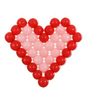Filet � Ballons Coeur � 63 x 58 cm (ballons non inclus)